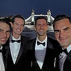 Roger Federer, Rafael Nadal, Andy Murray, and Novak Djokovic in Federer: Twelve Final Days (2024)