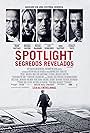 Michael Keaton, Liev Schreiber, Stanley Tucci, Mark Ruffalo, and Rachel McAdams in Spotlight: Segredos Revelados (2015)