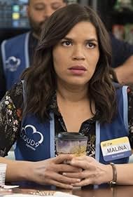 America Ferrera and Colton Dunn in Superstore (2015)