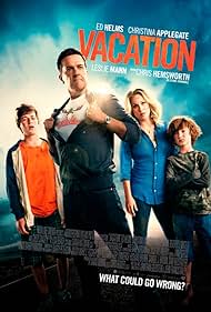 Christina Applegate, Ed Helms, Skyler Gisondo, and Steele Stebbins in Vacation (2015)