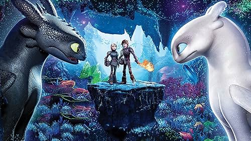 Jay Baruchel and America Ferrera in How to Train Your Dragon: The Hidden World (2019)