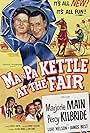 James Best, Oliver Blake, Zachary Charles, Percy Kilbride, Marjorie Main, Lori Nelson, and Emory Parnell in Ma and Pa Kettle at the Fair (1952)