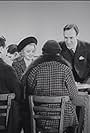 Edward Chapman, Jean Colin, Marjorie Fielding, and Tommy Trinder in Eating Out with Tommy Trinder (1941)