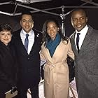 Nneka On Set Of Designated Survivor w/ Kal Penn, Dwight Ireland & Elana Dunkelman