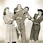 Veronica Lake, Billy De Wolfe, Mona Freeman, and Mary Hatcher in Isn't It Romantic (1948)