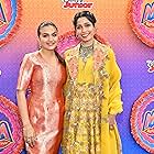 Freida Pinto and Leela Ladnier at an event for Mira, Royal Detective (2020)