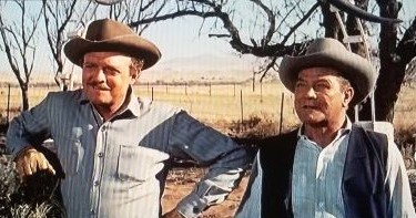 Van Heflin and Paul Birch in Gunman's Walk (1958)