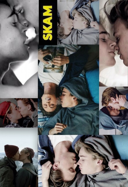 Henrik Holm and Tarjei Sandvik Moe in Skam (2015)