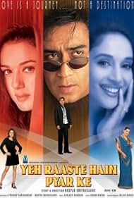 Madhuri Dixit, Preity G Zinta, and Ajay Devgn in Yeh Raaste Hain Pyaar Ke (2001)