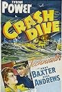 Tyrone Power, Dana Andrews, and Anne Baxter in Crash Dive (1943)