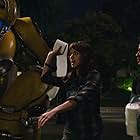 Hailee Steinfeld, Dylan O'Brien, and Jorge Lendeborg Jr. in Bumblebee (2018)