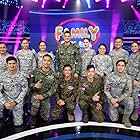 Dingdong Dantes, Stephanie Sol, Kristine Soguilon-Lim, Jason Abalos, Arci Muñoz, Ronnie Liang, Enzo Pineda, Rocco Nacino, and Jay Arcilla in Reservists (2024)