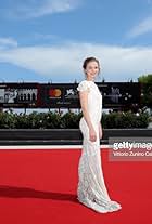 Evelin Dobos walks the red carpet ahead of the 'Napszallta (Sunset)' screening during the 75th Venice Film Festival at Sala Grande on September 3, 2018 in Venice, Italy.