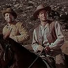 William Holden and James Millican in The Man from Colorado (1948)
