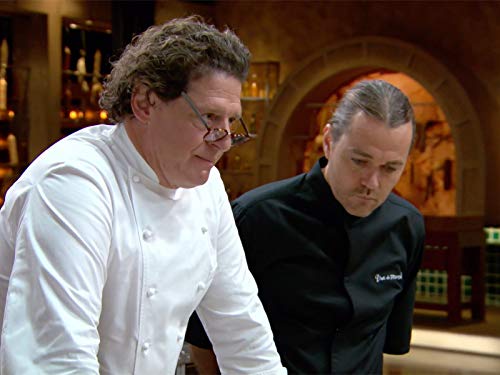 Marco Pierre White and Shannon Bennett in MasterChef Australia (2009)