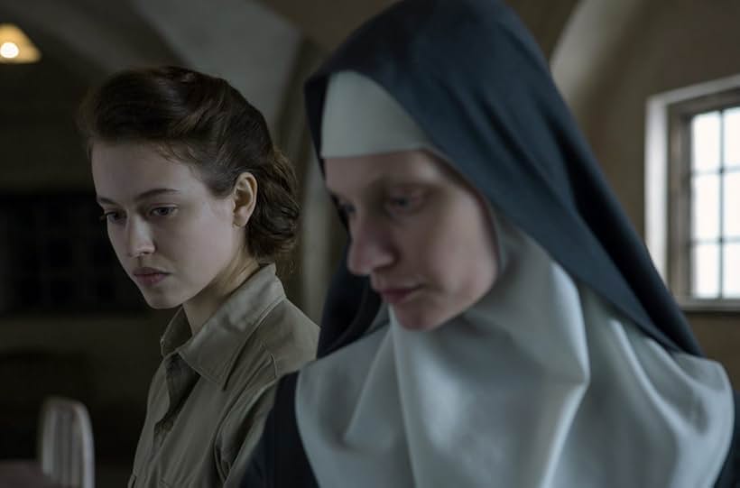 Agata Buzek and Lou de Laâge in The Innocents (2016)