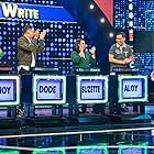 Dingdong Dantes, Aloy Adlawan, Suzette Doctolero, Dode Cruz, and Denoy Navarro-Punio in Family Feud Philippines (2022)