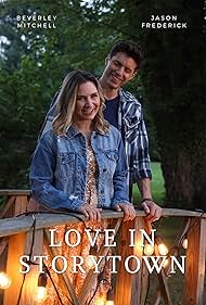 Beverley Mitchell and Jason Frederick in Love in Storytown