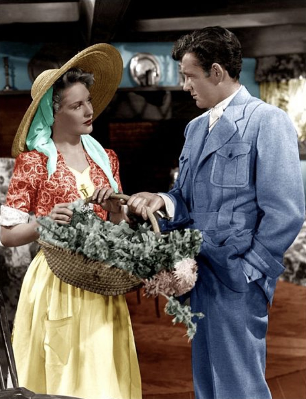 Dorothy Patrick and Robert Walker in Till the Clouds Roll By (1946)