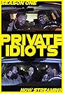 Vienna Hehir, Oliver Ward, and Andre Sills in Private Idiots (2021)