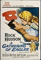 Rock Hudson and Mary Peach in A Gathering of Eagles (1963)