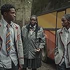 Dua Saleh, Kedar Williams-Stirling, and Chinenye Ezeudu in Episode 5 (2021)