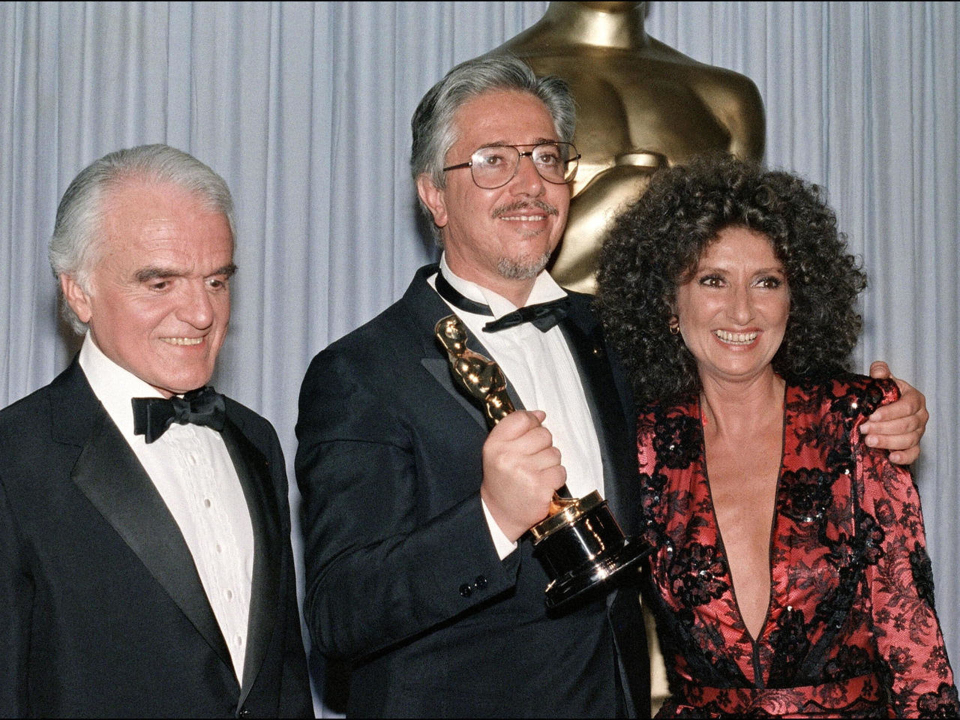 Norma Aleandro, Luis Puenzo, and Jack Valenti at an event for The Official Story (1985)