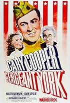 Gary Cooper, Walter Brennan, and Joan Leslie in Sergeant York (1941)