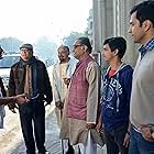 Dipankar Dey, Biswajit Chakraborty, Paran Banerjee, Abir Chatterjee, Tathagata Mukherjee, and Sourav Das in Badshahi Angti (2014)