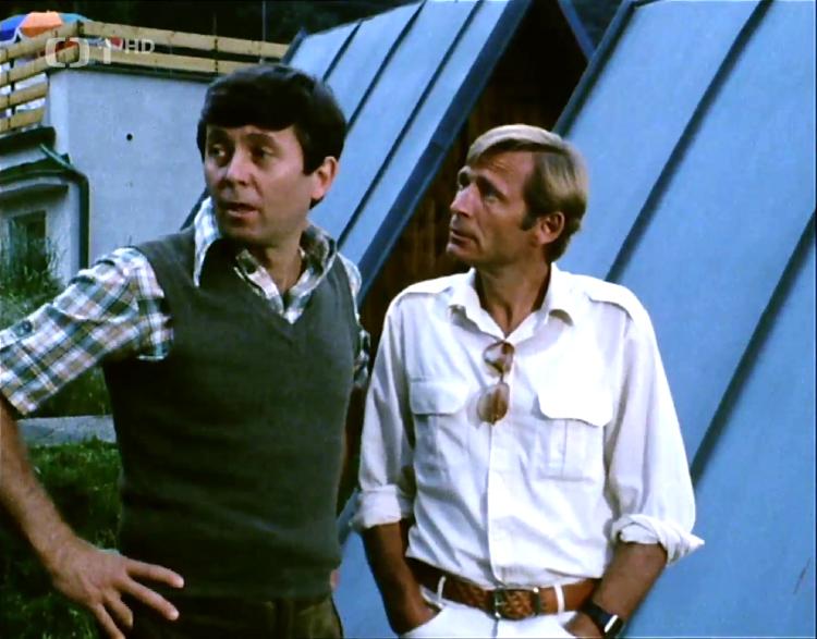 Josef Abrhám and Jirí Kodet in Svatební cesta do Jiljí (1983)