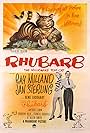 Ray Milland, Jan Sterling, and Orangey in Rhubarb (1951)