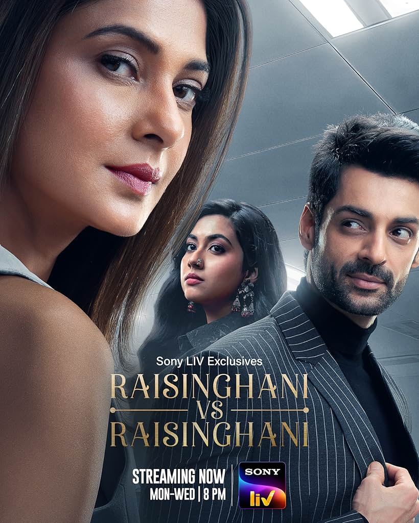 Jennifer Winget, Karan Wahi, and Reem Shaikh in Raisinghani vs Raisinghani (2024)