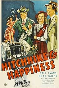 Stanley Brown, Dale Evans, and Al Pearce in Hitchhike to Happiness (1945)