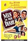 Louise Allbritton, Virginia Grey, Jon Hall, Peggy Ryan, and Ernest Truex in Men in Her Diary (1945)
