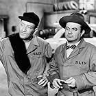 Leo Gorcey and Huntz Hall in High Society (1955)