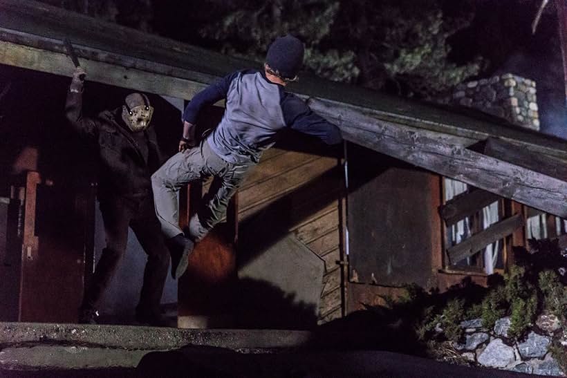 Bryan Forrest, Vincente DiSanti, Donny Nichols, and Drew Leighty in Never Hike Alone (2017)