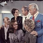 Edward Asner, Valerie Harper, Cloris Leachman, Mary Tyler Moore, Ted Knight, and Gavin MacLeod in The Mary Tyler Moore Show (1970)