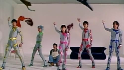 Mika Katsumura, Yûji Kido, Tomohide Koizumi, Masahiro Kuranuki, and Masaru Nagai in Mirai Sentai Timeranger (2000)