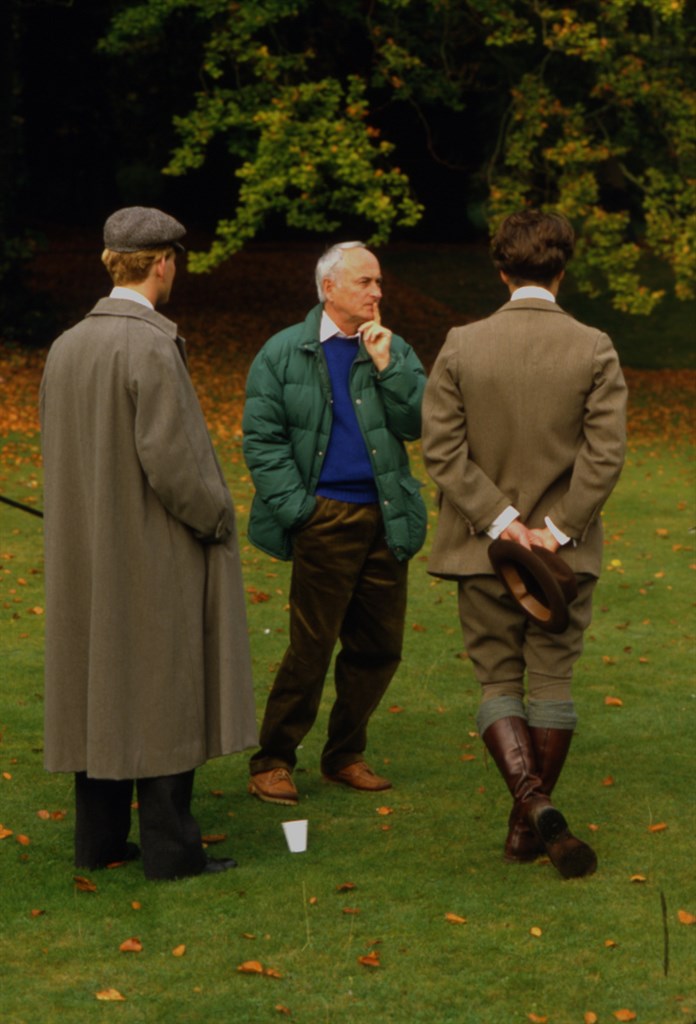 Hugh Grant, James Ivory, and James Wilby in Maurice (1987)