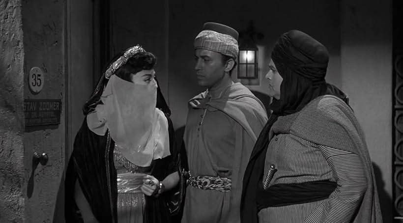 Michael Ansara, Dan Seymour, and Marie Windsor in Abbott and Costello Meet the Mummy (1955)