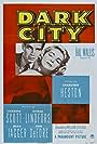 Charlton Heston, Lizabeth Scott, and Jack Webb in Dark City (1950)