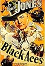 Buck Jones, Kay Linaker, and Silver in Black Aces (1937)