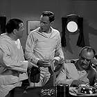 Bud Abbott, Lou Costello, and William B. Davidson in In the Navy (1941)