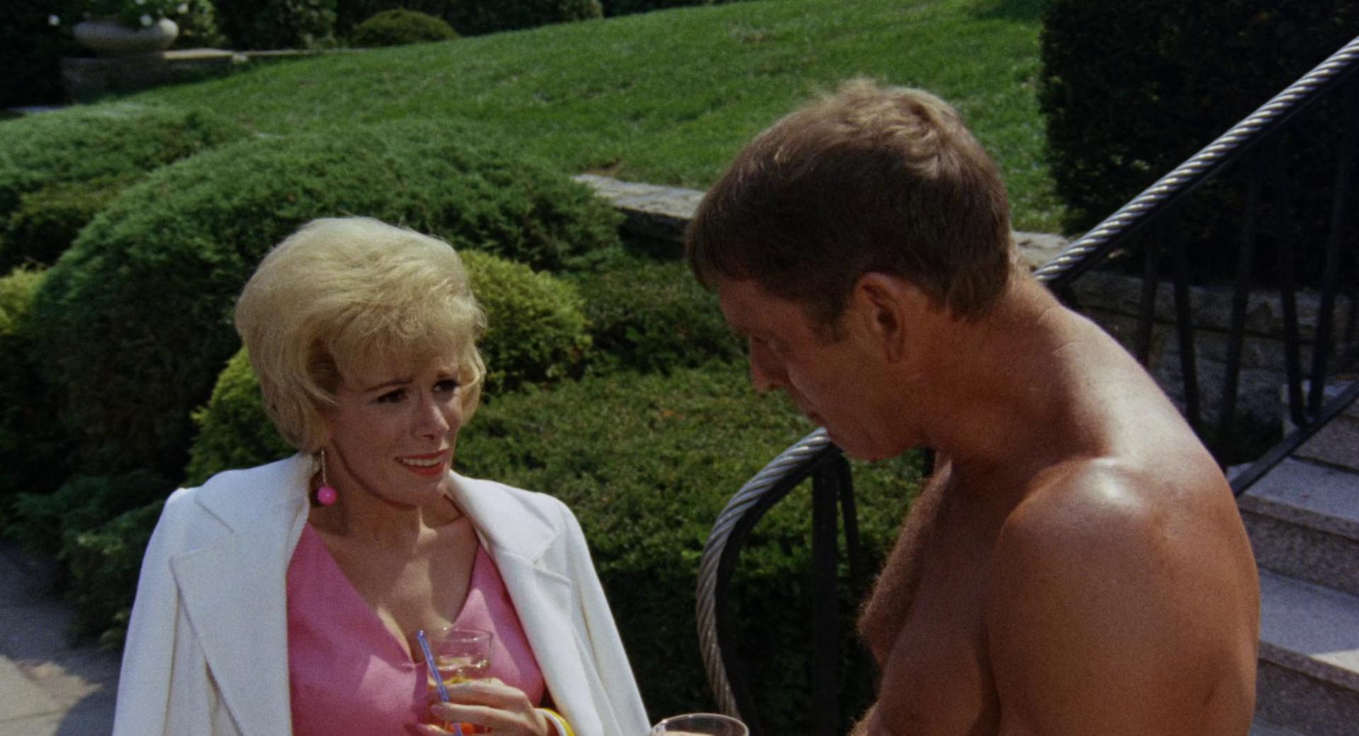 Burt Lancaster and Joan Rivers in The Swimmer (1968)