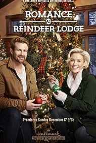 Nicky Whelan and Josh Kelly in Romance at Reindeer Lodge (2017)