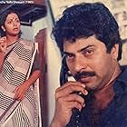 Mammootty and Srividya in Thinkalazhcha Nalla Divasam (1985)