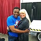 Ernie Hudson and Kadrolsha Ona Carole workin' it at The Pop Culture Expo May 2014