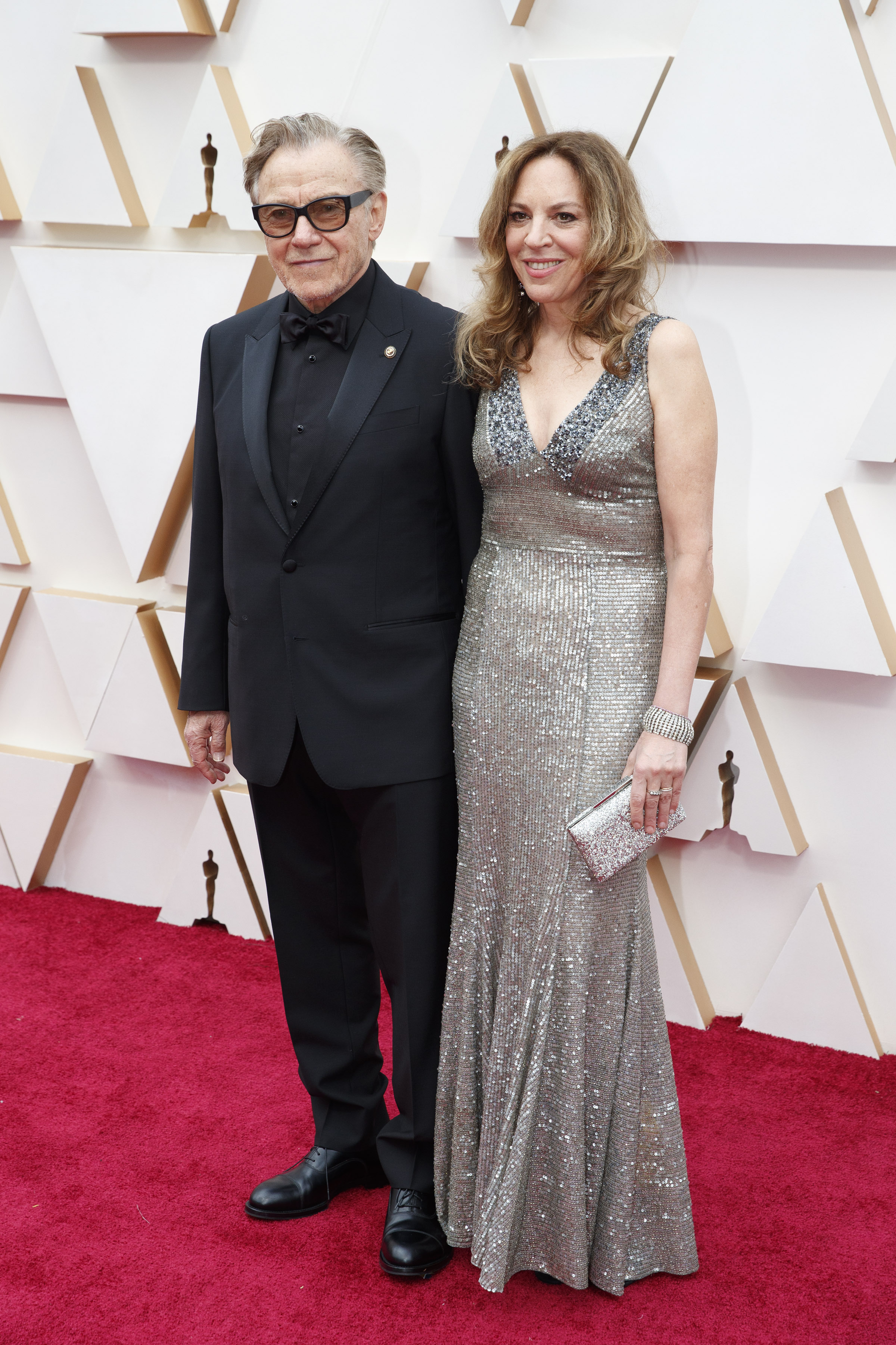 Harvey Keitel and Daphna Kastner at an event for The Oscars (2020)