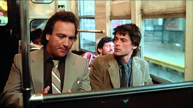 Rob Lowe and Jim Belushi in About Last Night (1986)
