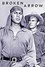 Michael Ansara and John Lupton in Broken Arrow (1956)
